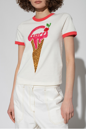 Gucci T-shirt with sequins