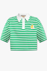 Gucci GREEN Cropped polo shirt