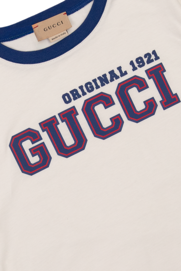 Gucci Kids Gucci Loafer mit Webmuster