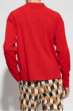 Gucci Bonpoint TEEN knitted Brun polo shirt