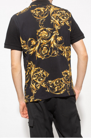 Versace Jeans Couture Polo shirt with baroque pattern