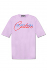 Versace Jeans Couture La t-shirt viola a maniche corte