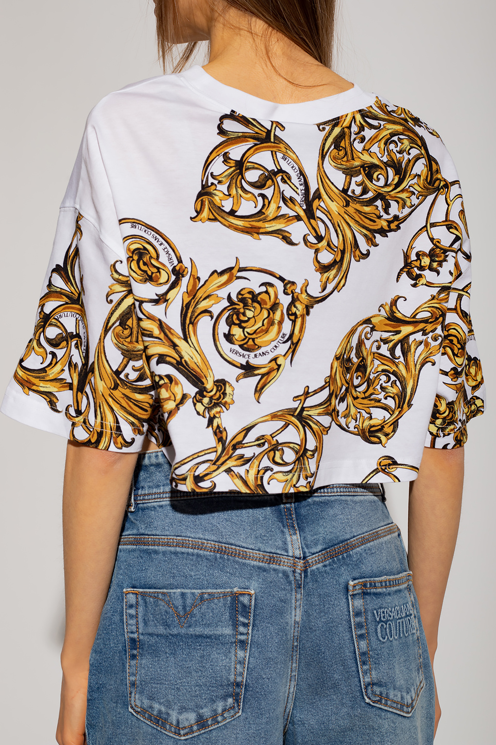 Versace Jeans Couture Cropped oversize T-shirt