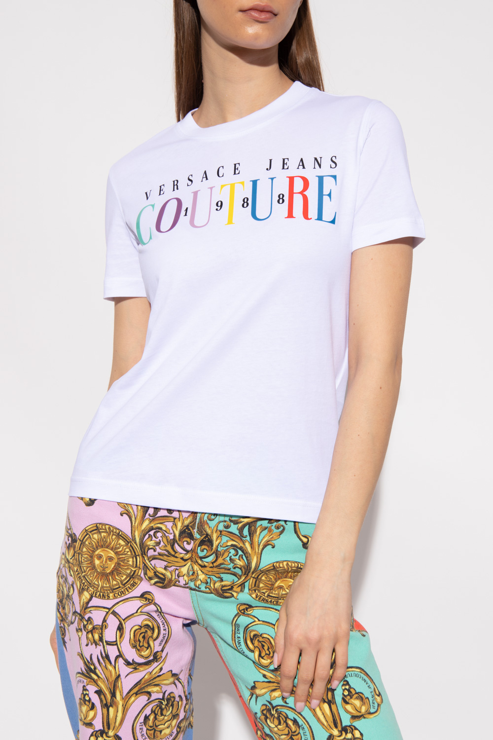 Versace Jeans Couture Barena long-sleeve buttoned T-shirt