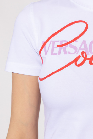 VETEMENTS 'Only ' drawstring hoodie Violett Printed T-shirt