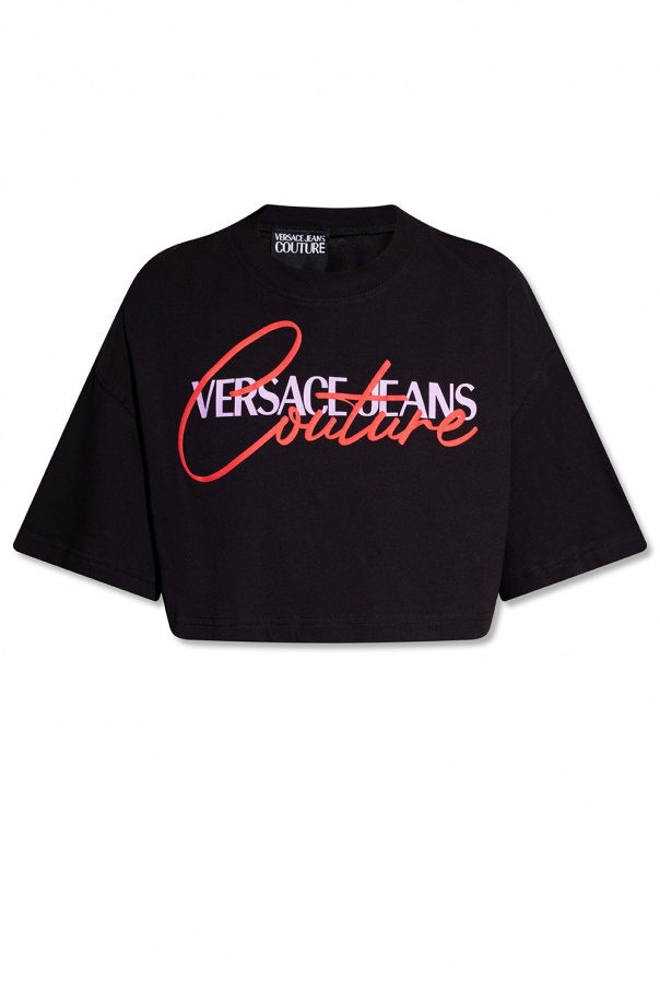 Versace Jeans Couture Krótki t-shirt z logo