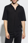 Saint Laurent BLACK Wool polo shirt
