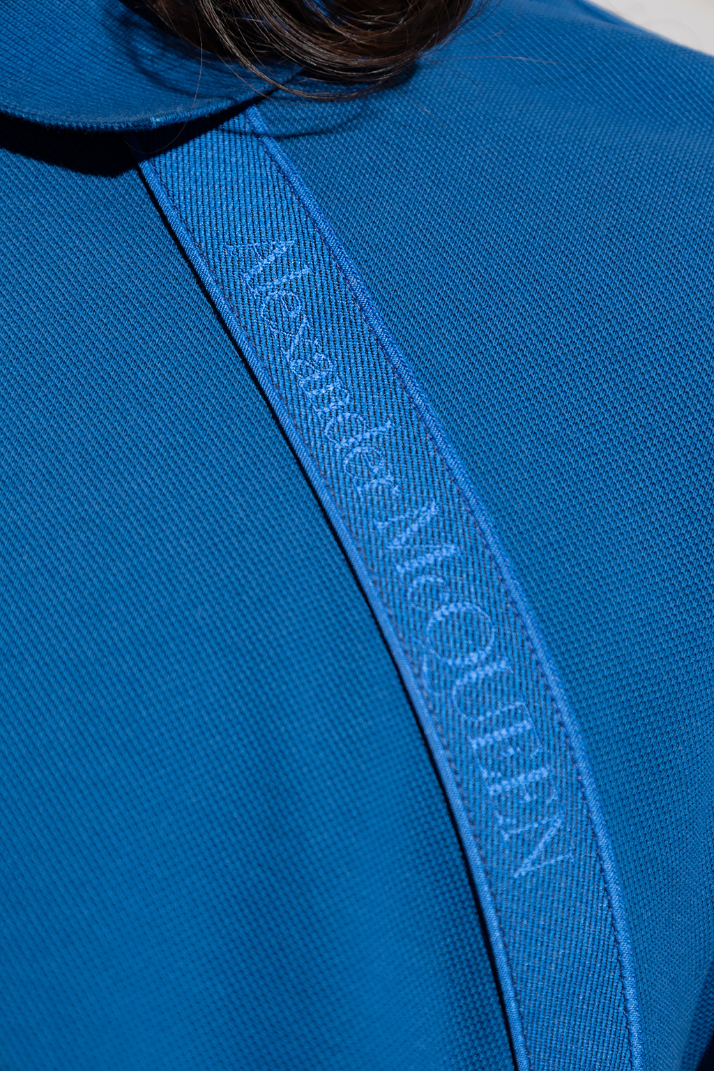 Alexander McQueen Polo Ralph Lauren x ASOS Exclusive Luźne beżowe szorty z logo gracza