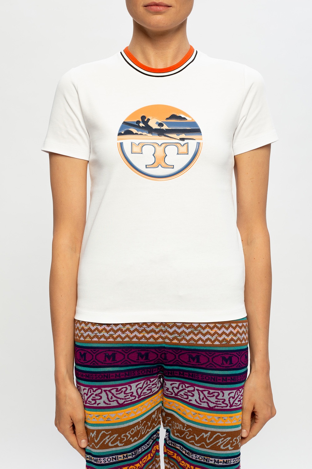 Tory Burch Logo T-shirt | Women's Clothing | Vitkac