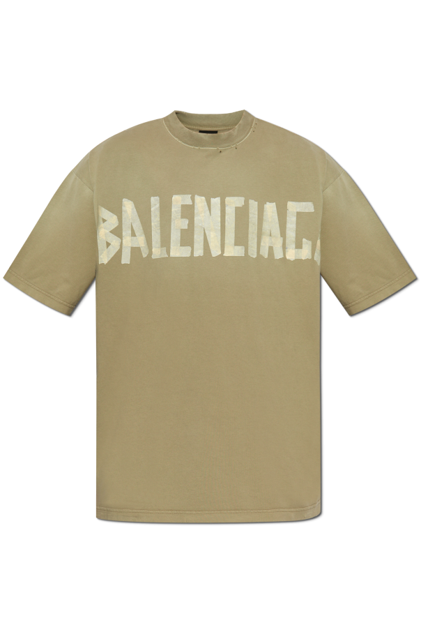 T-shirt with vintage effect od Balenciaga