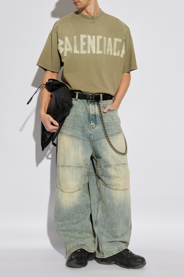 Balenciaga T-shirt with vintage effect