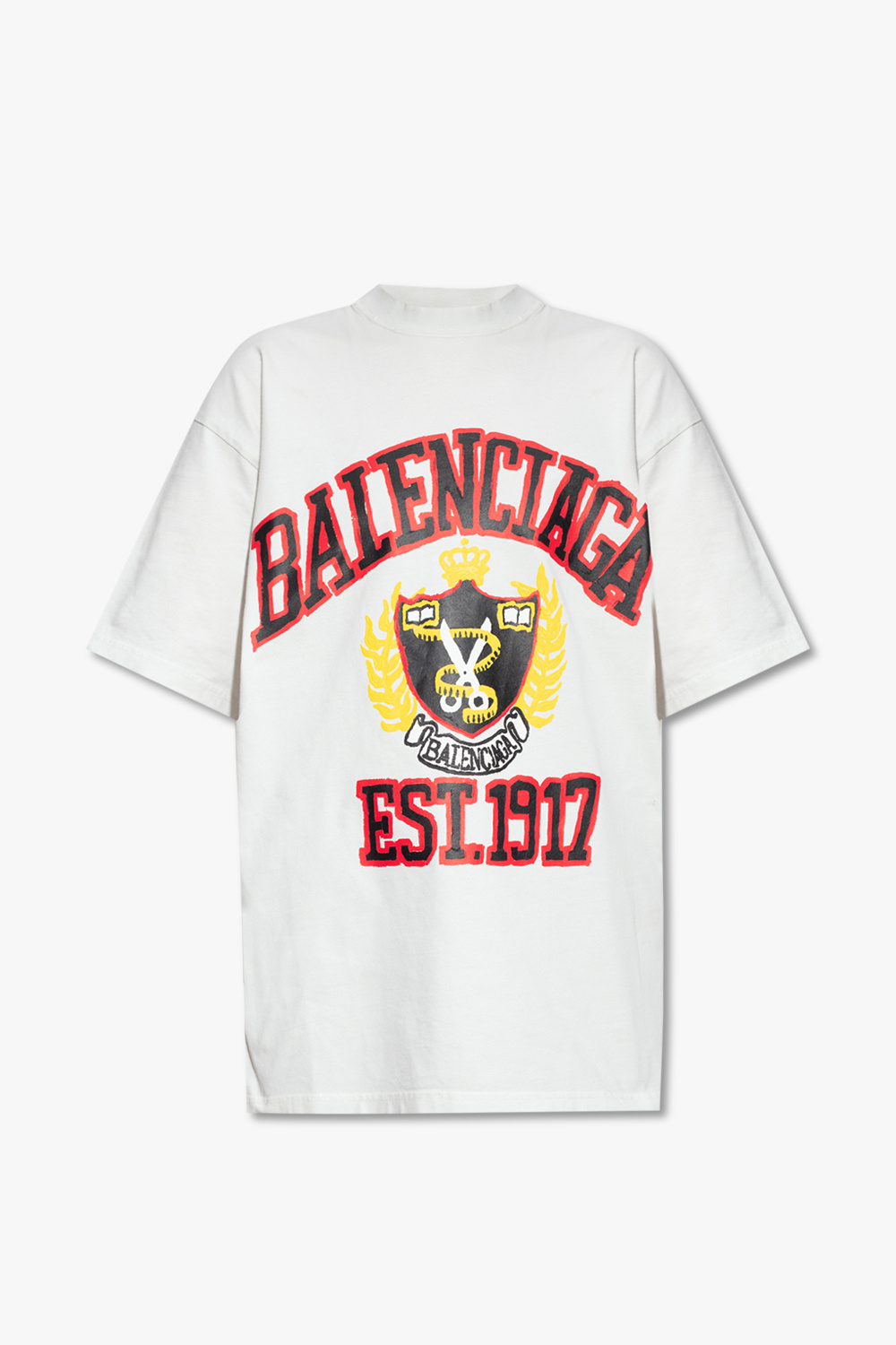 BALENCIAGA cotton tshirt with Political Campaign logo  Black  Balenciaga  tshirt 681864TMVE7 online on GIGLIOCOM