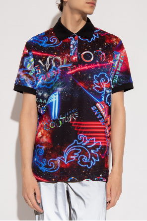 Versace Jeans Couture Patterned polo shirt