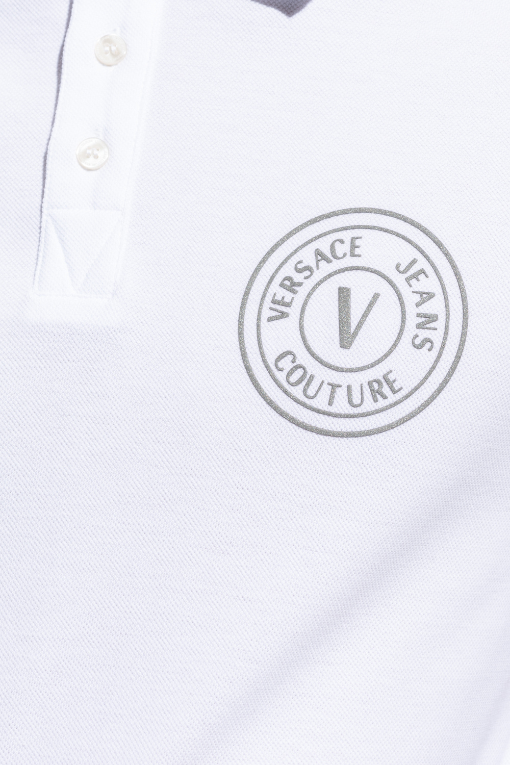 Versace Jeans Couture open polo collar