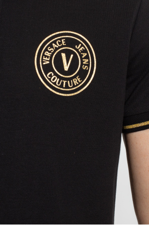Versace Jeans Couture Polo Slides shirt with logo