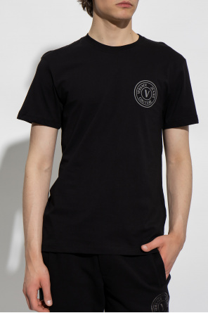 Mastermind Japan colour-block cotton sweatshirt FRONT Logo T-shirt