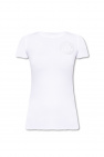 Weißes Kurzarm-T-Shirt mit Brusttasche von