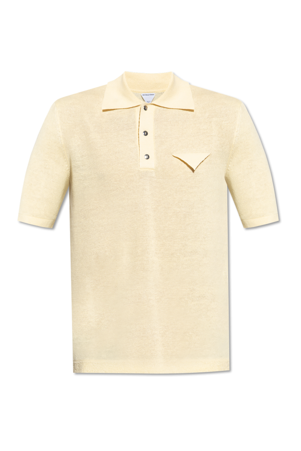 Bottega Veneta Leinen-Poloshirt