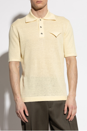 Bottega Veneta Leinen-Poloshirt