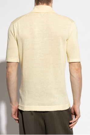 Bottega Veneta Leinen-Poloshirt
