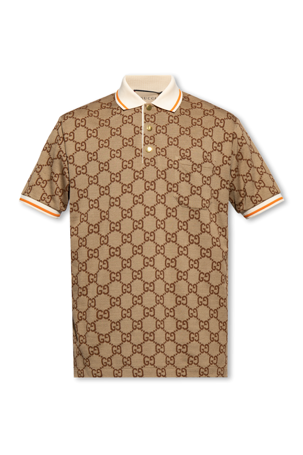 Gucci Monogrammed polo shirt | Men's Clothing | Vitkac