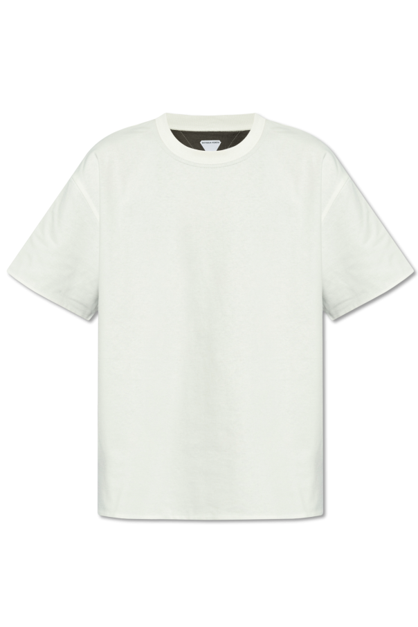 Bawełniany t-shirt od Bottega Veneta