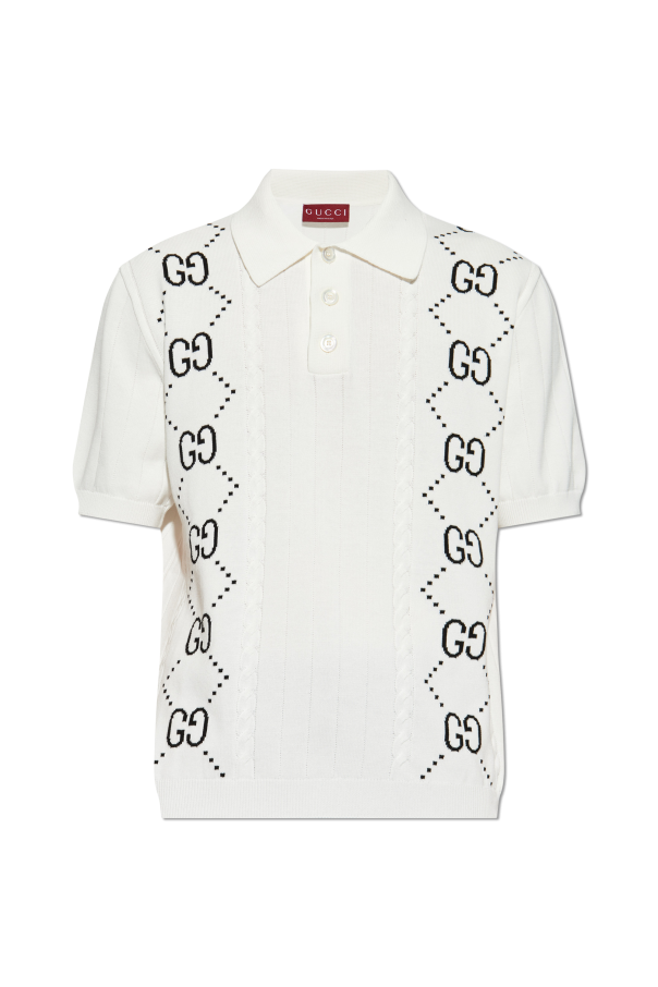 Gucci Polo z monogramem