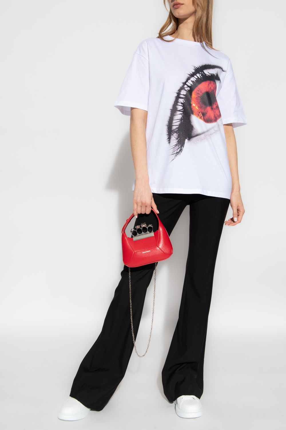 Alexander McQueen T-shirt with eye motif