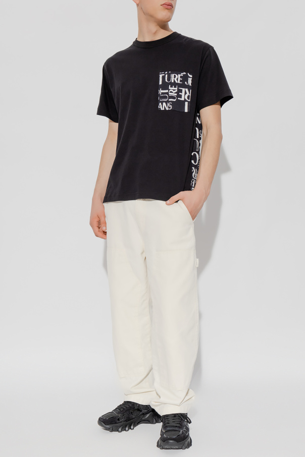 Versace Jeans Couture Vit t-shirt med kort ärm