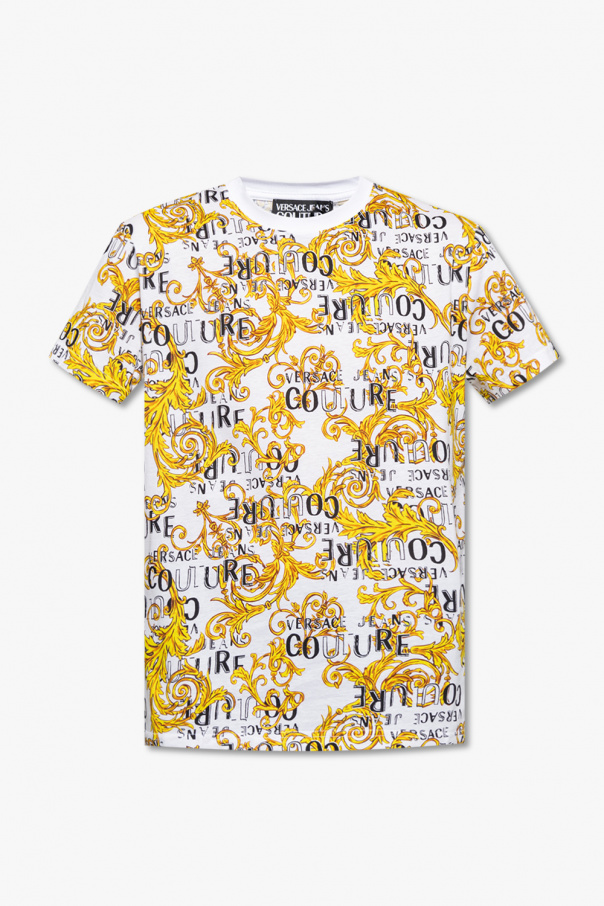 Versace Jeans Couture Wzorzysty t-shirt
