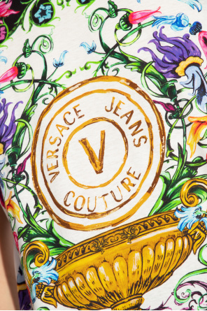 Versace Jeans Couture Suprema shearling-trimmed denim jacket