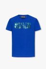 S S University Script T-shirt Blue Man