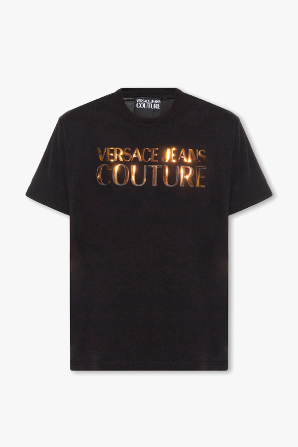 Versace Jeans Couture T-shirt Col V Coton Kj Molane