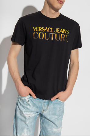 Versace Jeans Couture The 23-year-old turned heads in a vintage Dallas Cowboys sweater and a white miniskirt