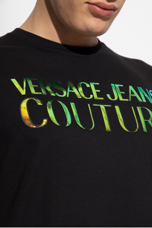 Versace Jeans Couture French Connection Tall T-shirt à logo FCUK Blanc