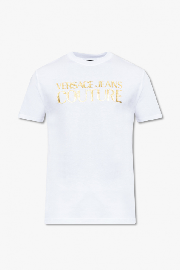 Versace Jeans Couture pullover funnel-neck jacket Bianco