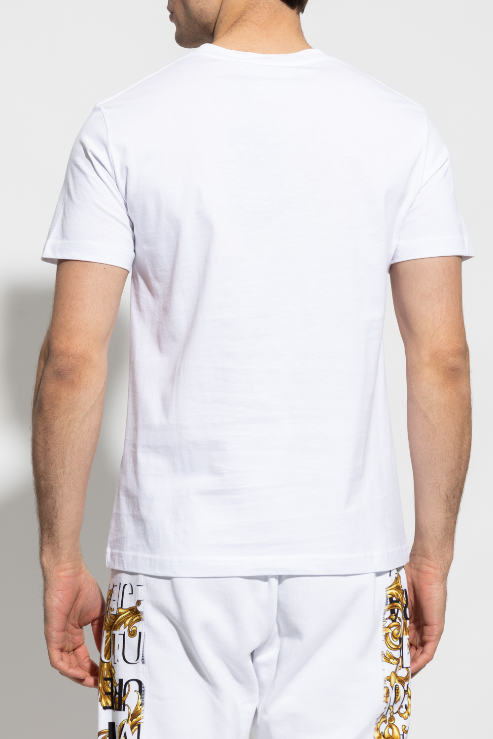 NEW Versace Yellow White Hawaiian Shirt, Shorts • Kybershop