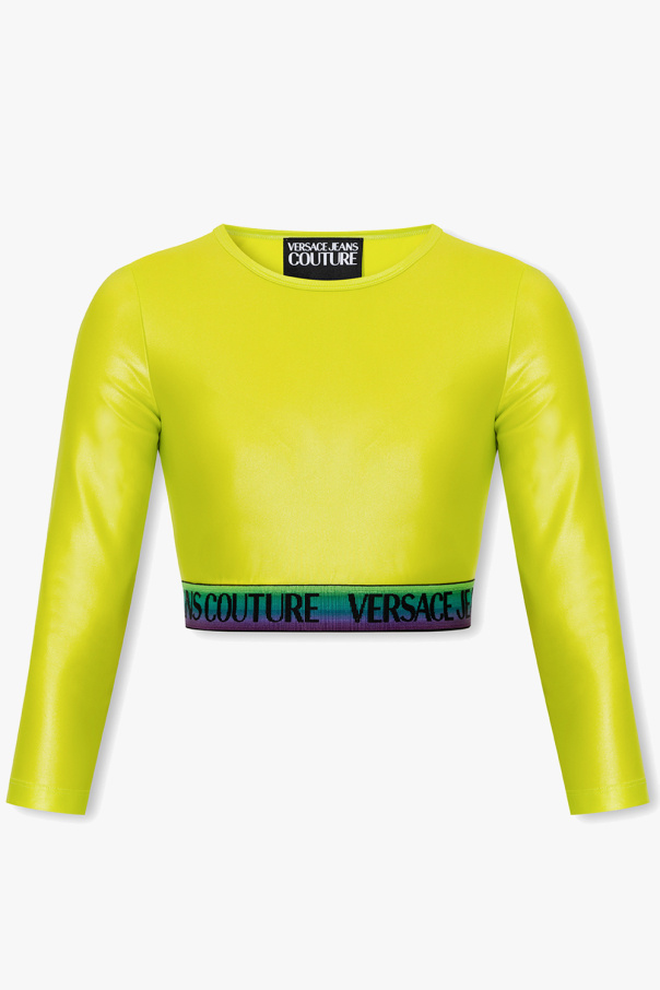 Versace Jeans Couture Cropped top with logo