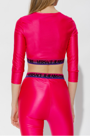 Versace Jeans Couture Crop top with logo