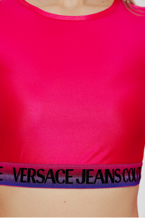 Versace Jeans Couture Crop top with logo