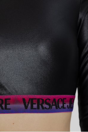 Versace Jeans Couture Krótki top z logo