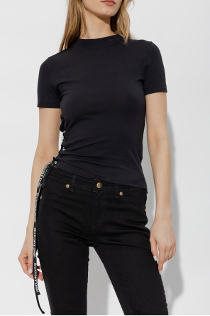 Versace Jeans Couture Lace-up T-shirt