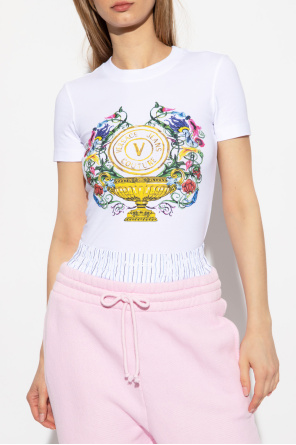 Versace Jeans Couture callaway golf x series chest block shirt heritage cgksa023 white dress blue