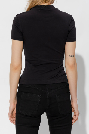 Versace Jeans Couture double question mark-print T-shirt dress