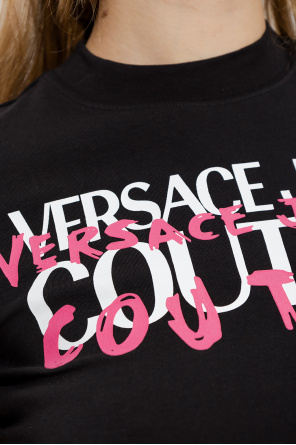 Versace Jeans Couture double question mark-print T-shirt dress