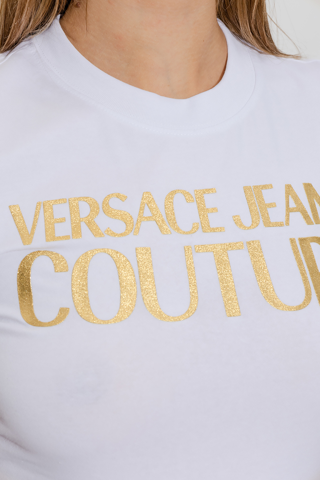Versace Jeans Couture Gabriele Pasini logo-patch cashmere hoodie