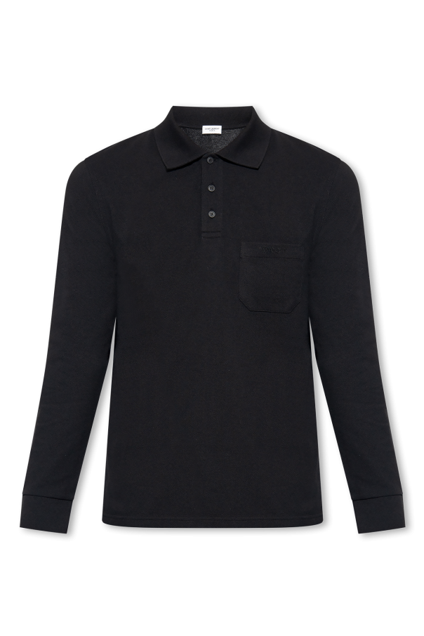 Saint Laurent Polo shirt with long sleeves