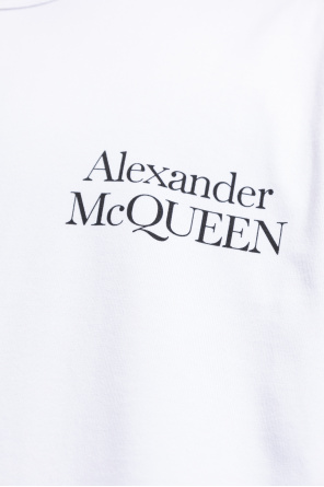 Alexander McQueen Alexander McQueen logo-print swim shorts