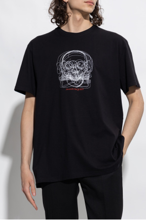 Alexander McQueen T-shirt with skull