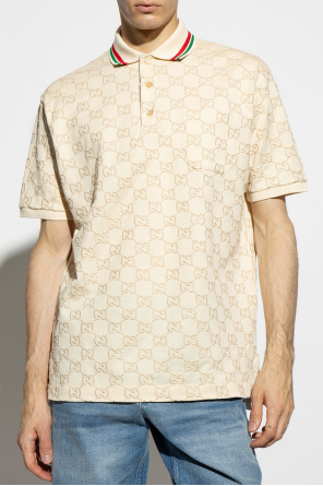 Gucci, Shirts, Gucci Monogram Polo Shirt